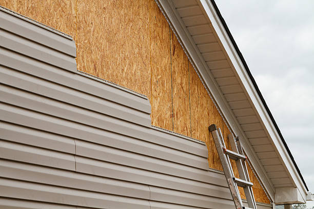 Professional Siding Replacement technician working in Monrovia, IN